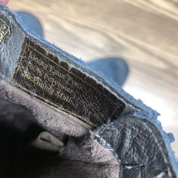 Josef Seibel Daphne 50 Bootie Navy Blue Jeans Suede Heel Womens Size 40 / 9 - Picture 11 of 12